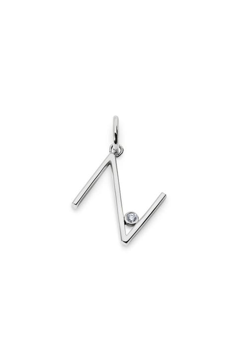 Lab Grown Diamond Initial Pendant