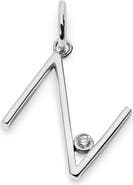 Monica Vinader Lab Grown Diamond Initial Pendant