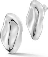 SPHERA MILANO Sculptural Stud Earrings