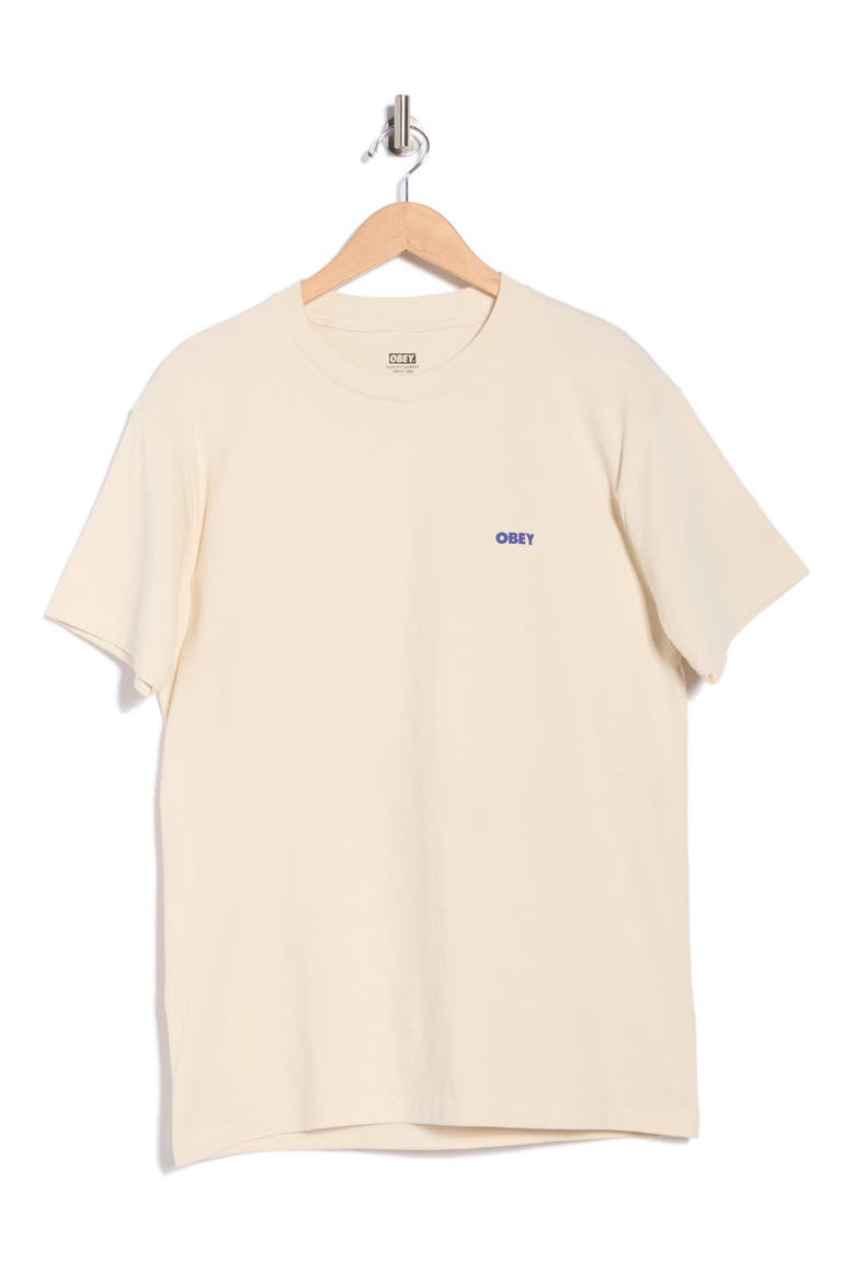 Target Icon Graphic T-Shirt, Alternate, color, CREAM