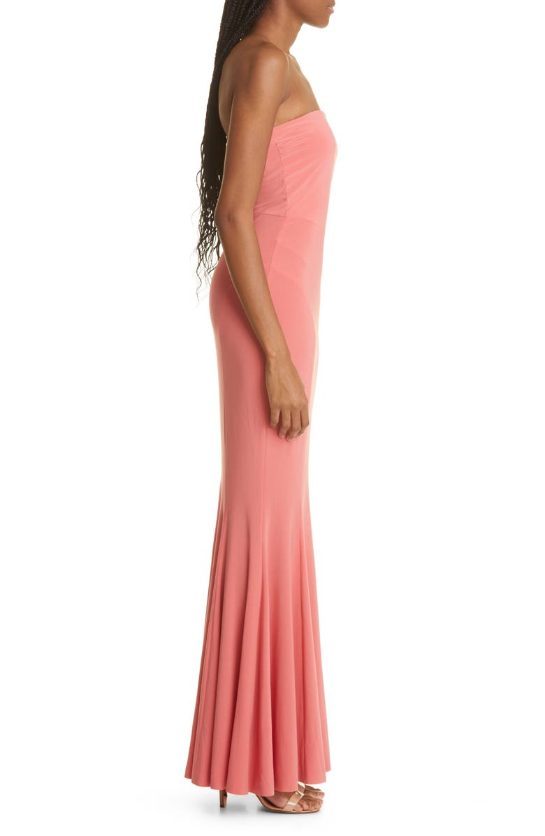Norma Kamali Strapless Mermaid Gown, Alternate, color,