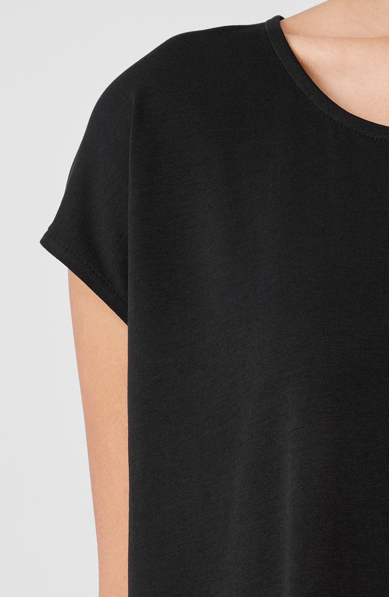 EILEEN FISHER SLEEP Scoop Neck Organic Cotton Tunic, Alternate, color, 