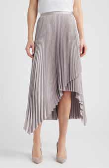 BOSS Vlantel Pleated Asymmetric Midi Skirt