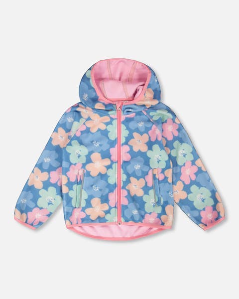 Softshell Flower Jacket (Toddler, Little Kid & Big Kid)