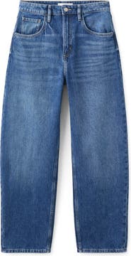 MANGO High Waist Barrel Jeans