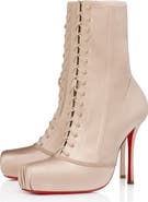 Christian Louboutin Cassia Pavlova Lace-Up Bootie