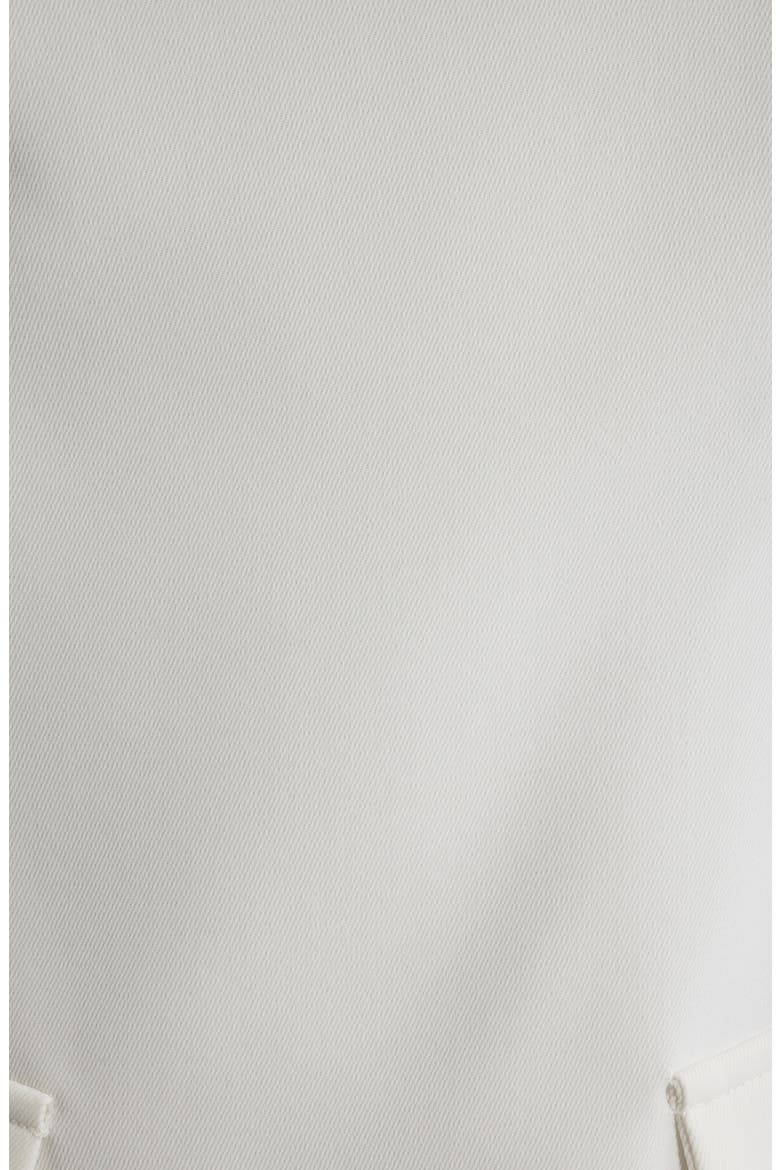 Woven Jewel Neck Shift Dress, Alternate, color, WHITE