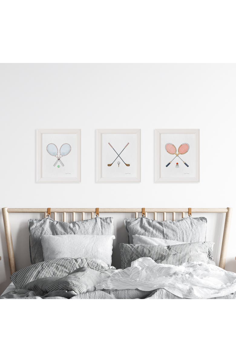 Ramus & Co Tennis Framed Museum Quality 8" x 10" Art Print, Alternate, color, Multicolored