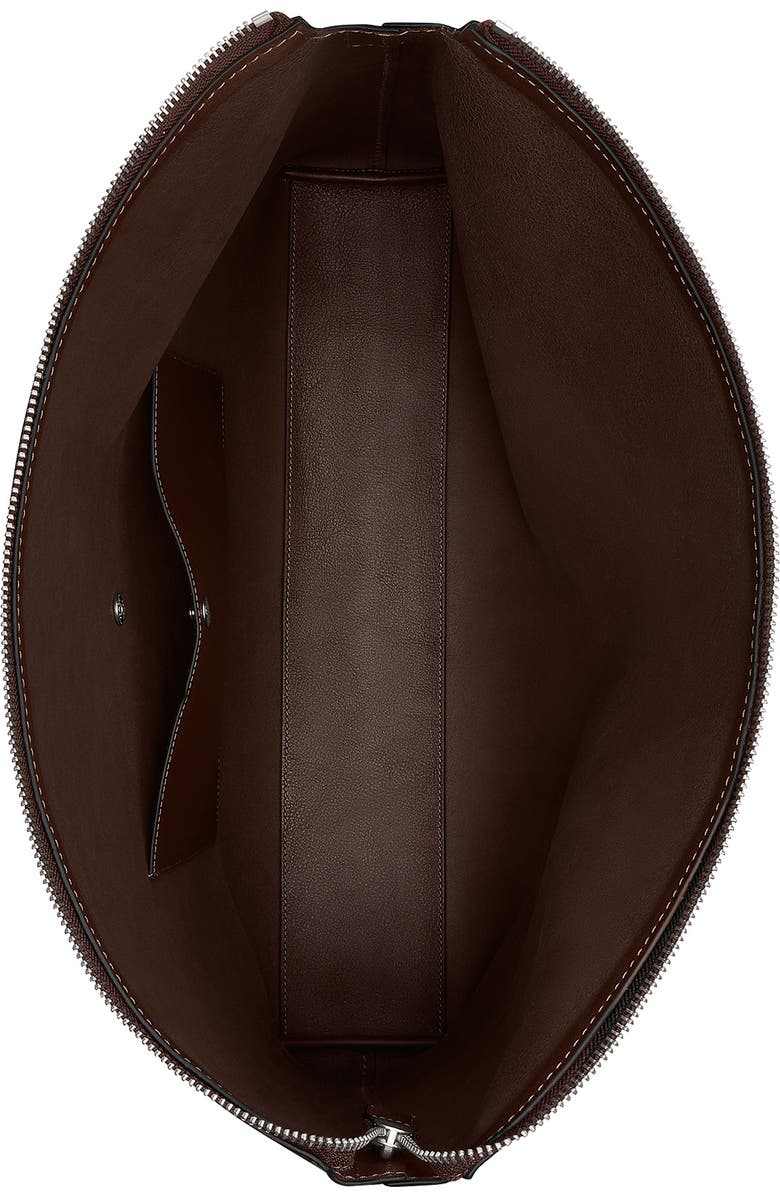 COACH Mott Leather Messenger Bag, Alternate, color, Maple