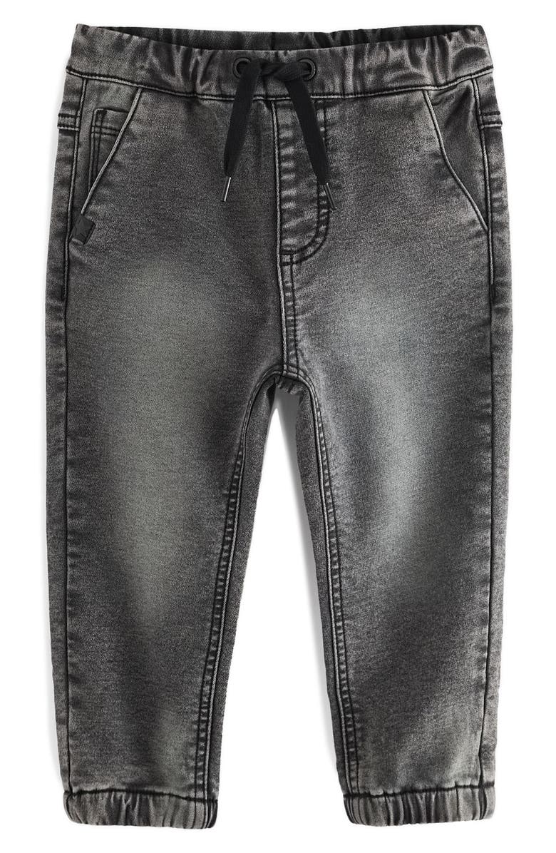 NEXT Kids' Straight Leg Drawstring Jeans, Main, color,