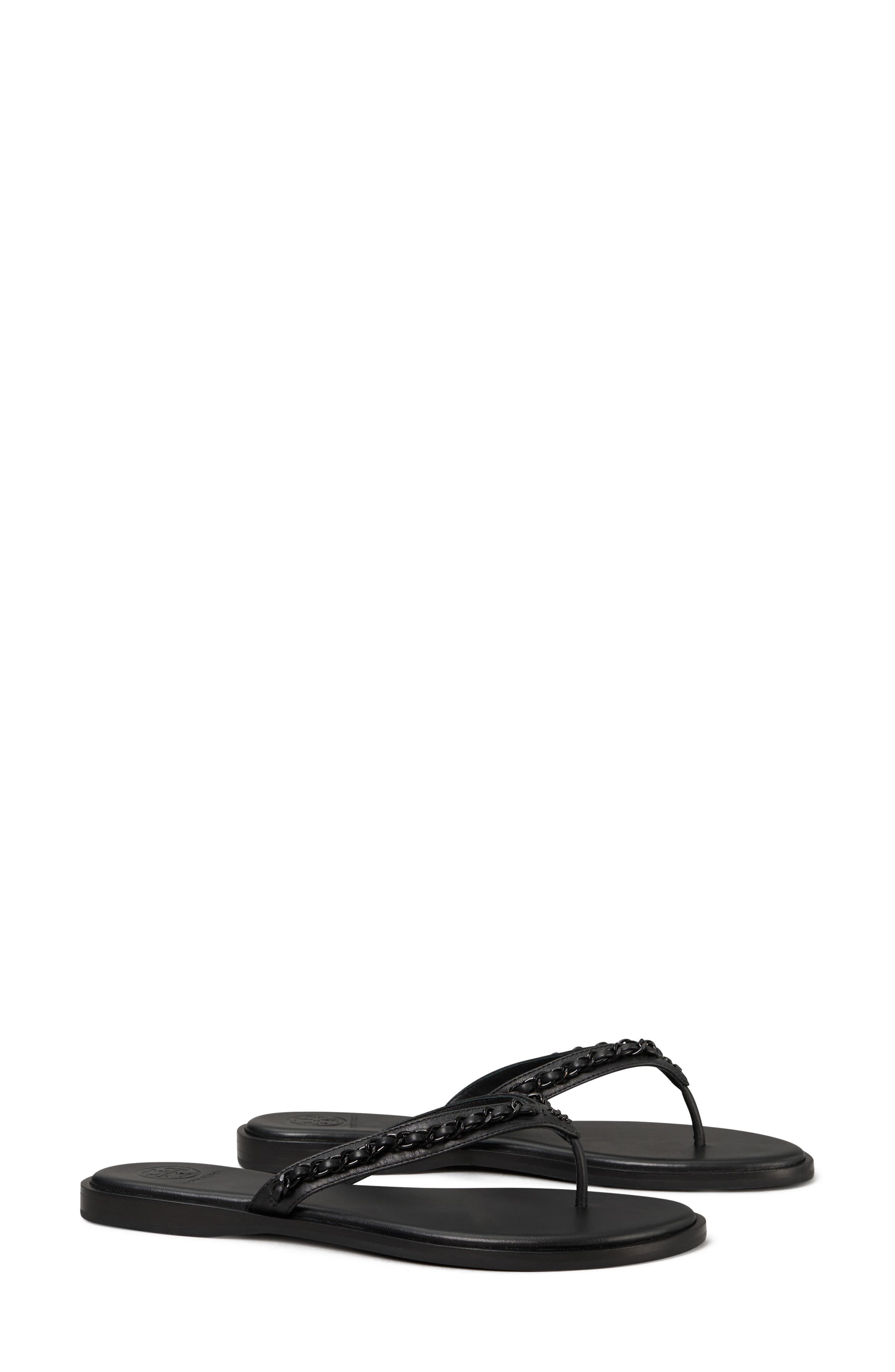 Tory Burch Everly Chain Thong Sandal, Main, color, 