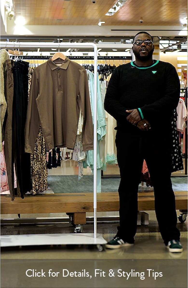 Mercerized Cotton Long Sleeve Polo, sales video thumbnail