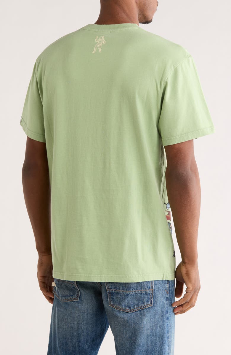 Billionaire Boys Club Skycity Graphic T-Shirt, Alternate, color, Forest Shade