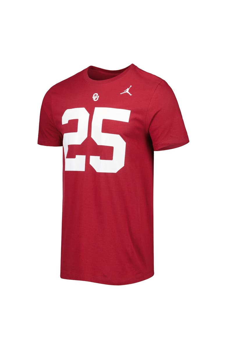 Jordan Brand Men's Jordan Brand Joe Mixon Crimson Oklahoma Sooners Alumni Name & Number Team T-Shirt, Alternate, color,