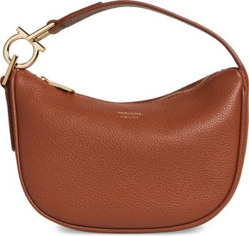 Mini Smile Leather Top Handle Bag