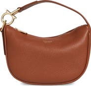FERRAGAMO Mini Smile Leather Top Handle Bag