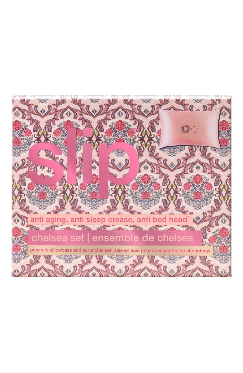 slip Chelsea Pure Silk Queen Pillowcase & Scrunchie Set (Limited Edition) $108 Value, Alternate, color, 