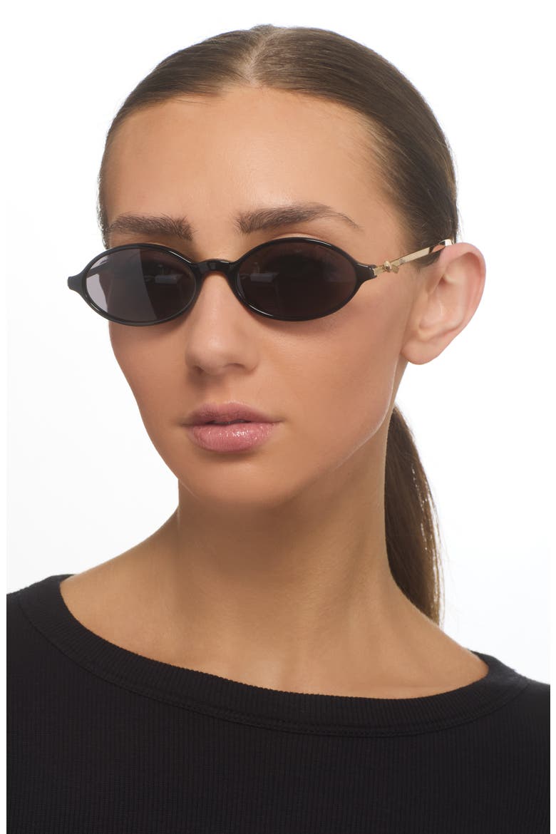 Bow R2I Oval Sunglasses, Alternate, color, BLONDE HAVANA / BROWN