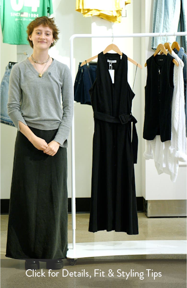 Lula Belted Sleeveless Maxi Dress, sales video thumbnail