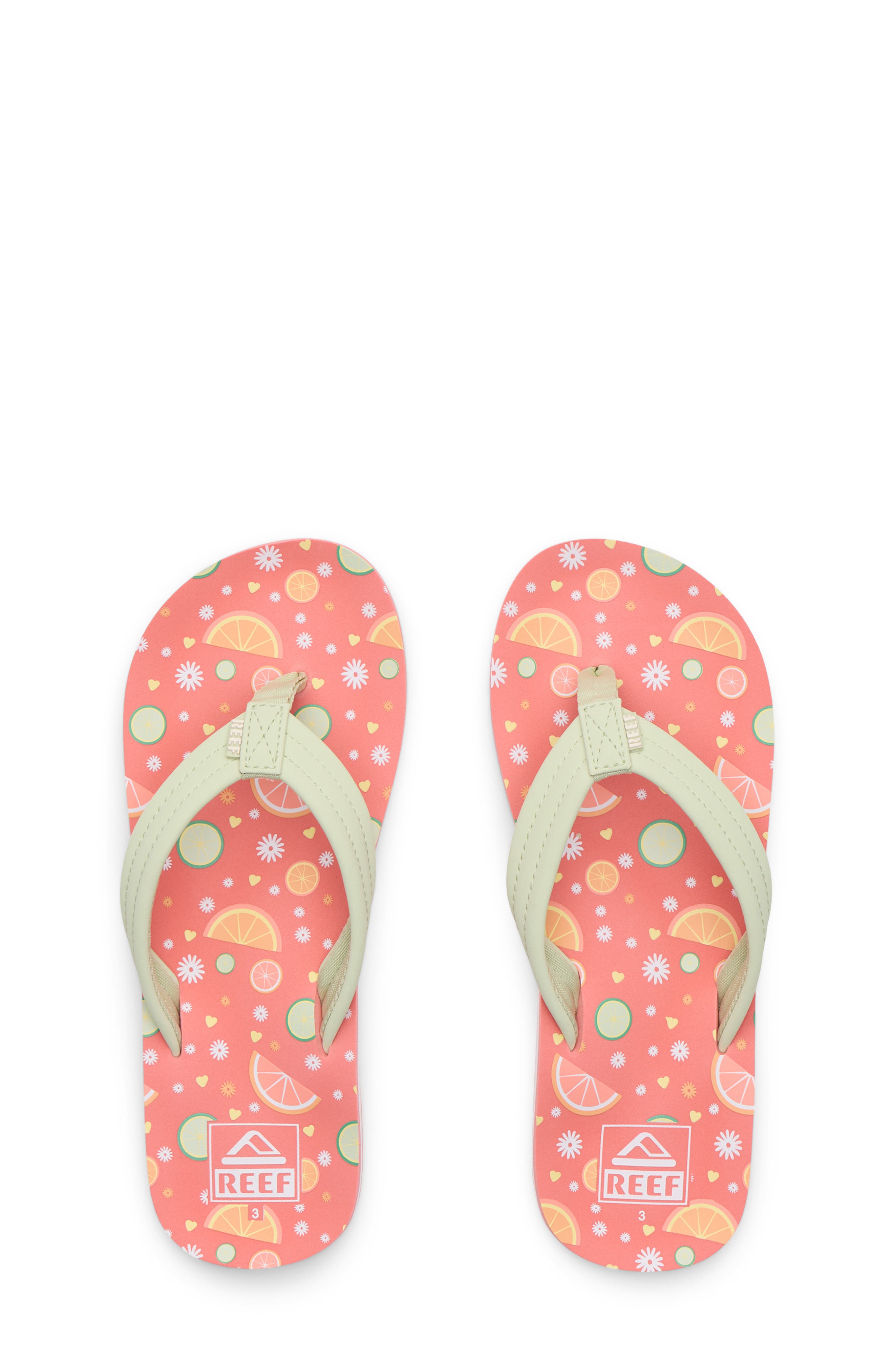 Reef Ahi Flip Flop, Alternate, color, Citrus Fruit