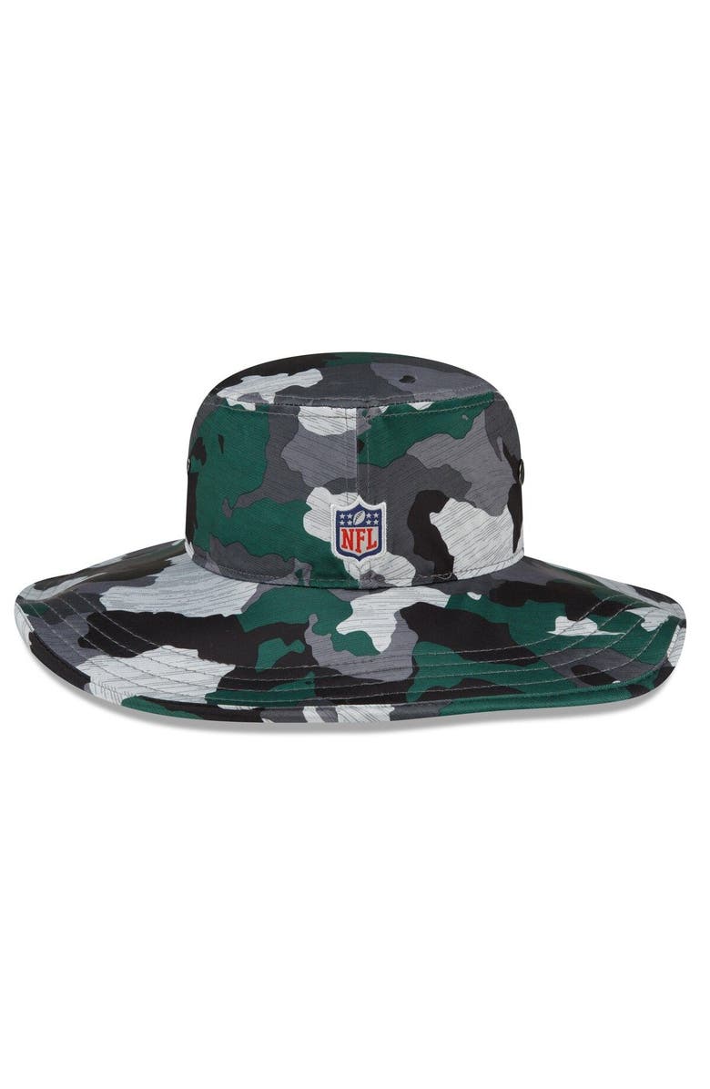 New Era Men's New Era Camo Green Bay Packers 2022 NFL Training Camp Official Panama Bucket Hat, Alternate, color, 