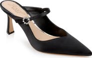 Jewel Badgley Mischka Kaylin Mary Jane Pointed Toe Mule