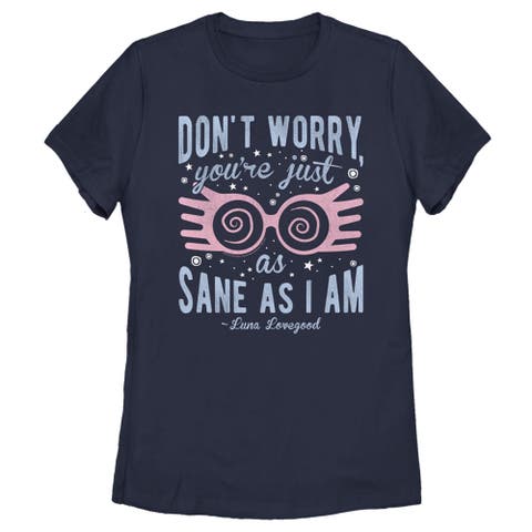 Women's Harry Potter Just As Sane As Luna Lovegood  Graphic T-Shirt