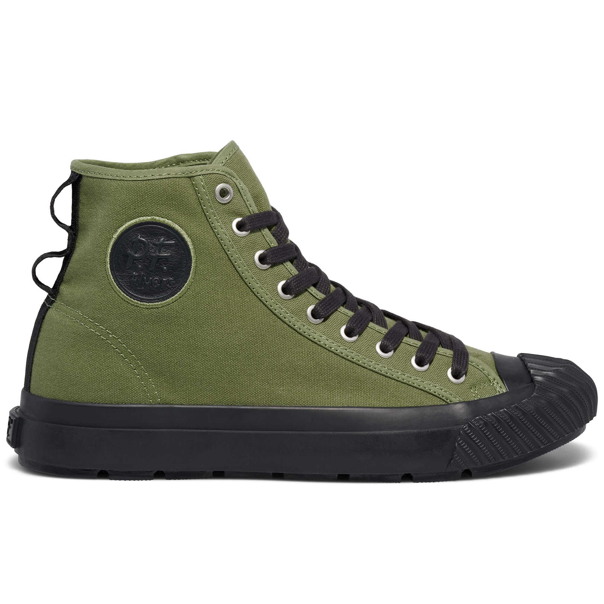 Grounder High-Top Sneaker, Alternate, color, Olive-Black