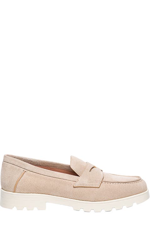 ローファー・オックスフォード SANTONI Woman Loafers Nude WUYA58458TISNPYL P10 Women's Santoni Loafers & Oxfords | Nordstrom
