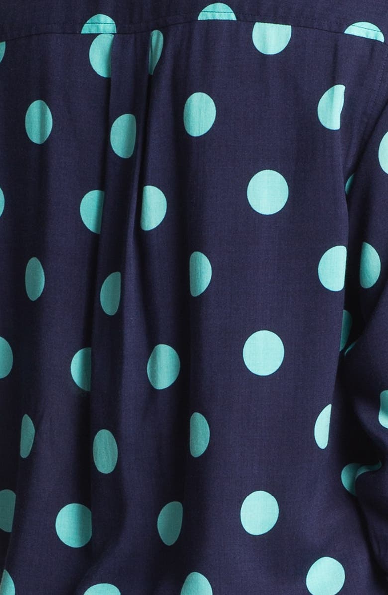 Two by Vince Camuto Polka Dot Shirt, Alternate, color, 