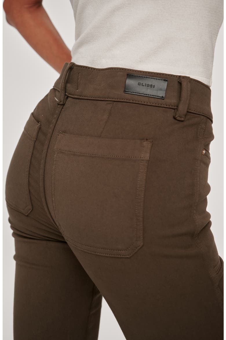 Mara Instasculpt Mid Rise Ankle Straight Leg Pants, Alternate, color, DARK CATSKILLS