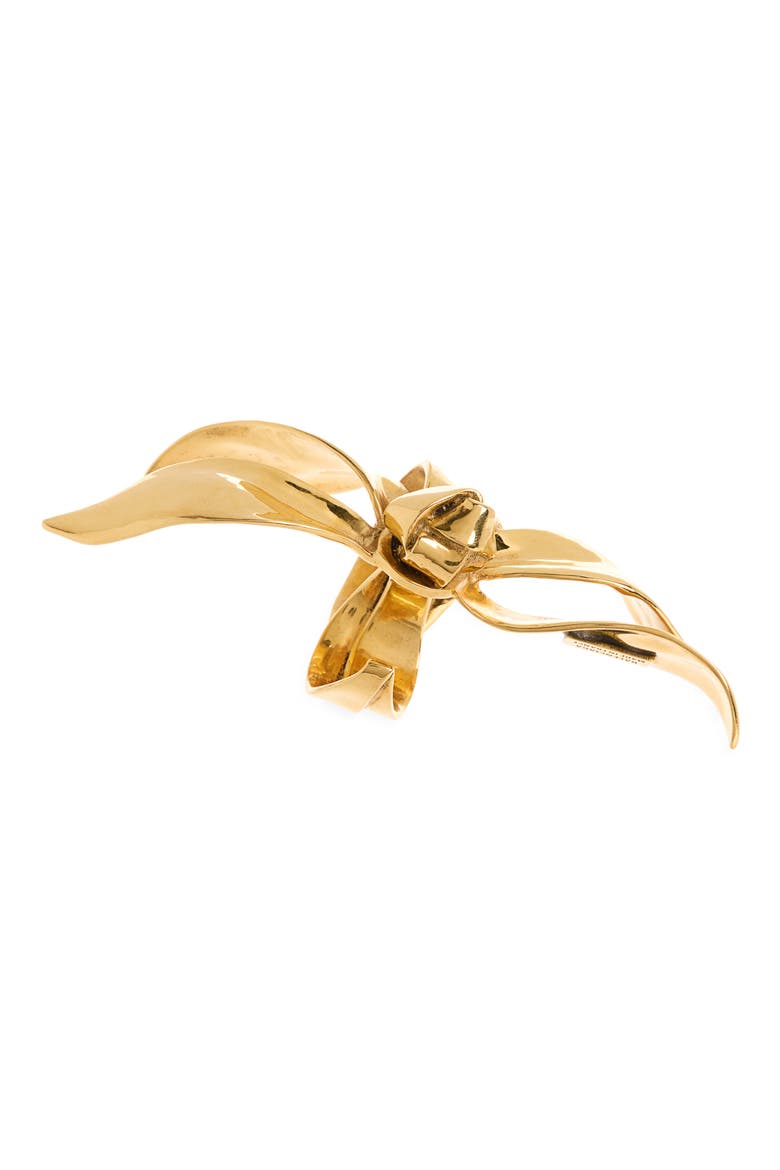 Bloom Pinky Ring, Alternate, color, SHINY GOLD