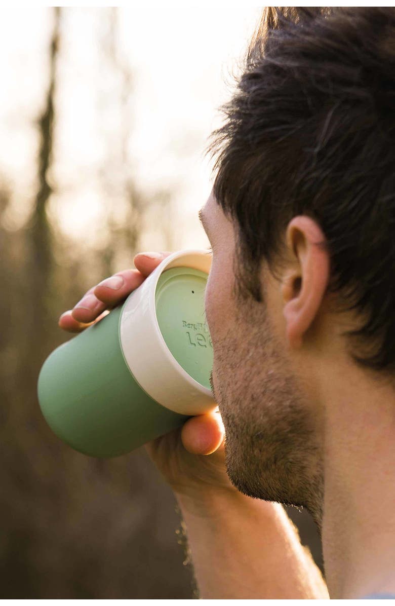 BergHOFF Green Leo Porcelain 11.16oz. Travel Mug, Alternate, color, Green