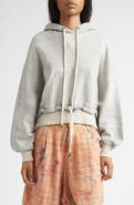 R13 Oversize Cinched Hem Hoodie