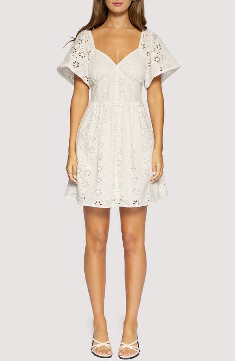 Dolce Marina Broderie Anglaise Minidress