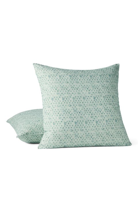 Coral Bell Print Throw Pillow Cover