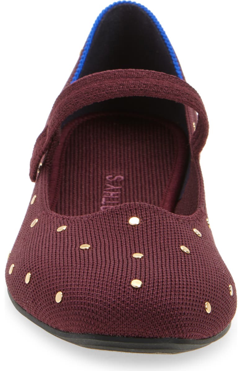 Rothy's The Square Mary Jane Flat, Alternate, color, Studded Syrah