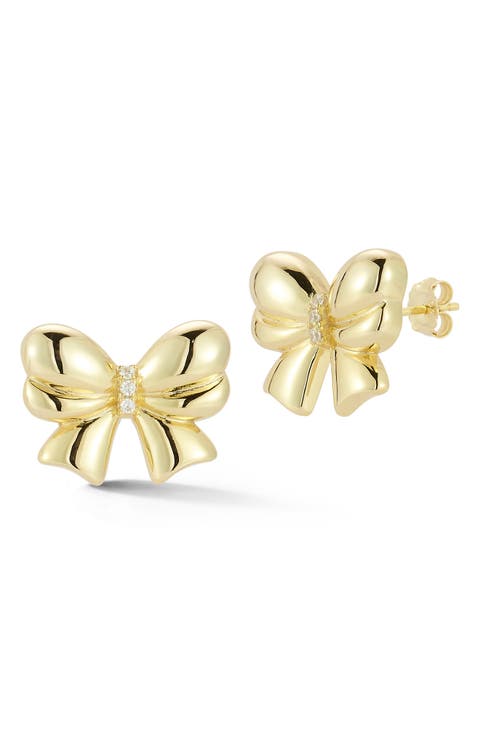 Bow Stud Earrings