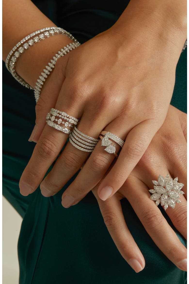 Audrey Diamond Anniversary Ring (Nordstrom Exclusive), Alternate, color, 18K WHITE GOLD