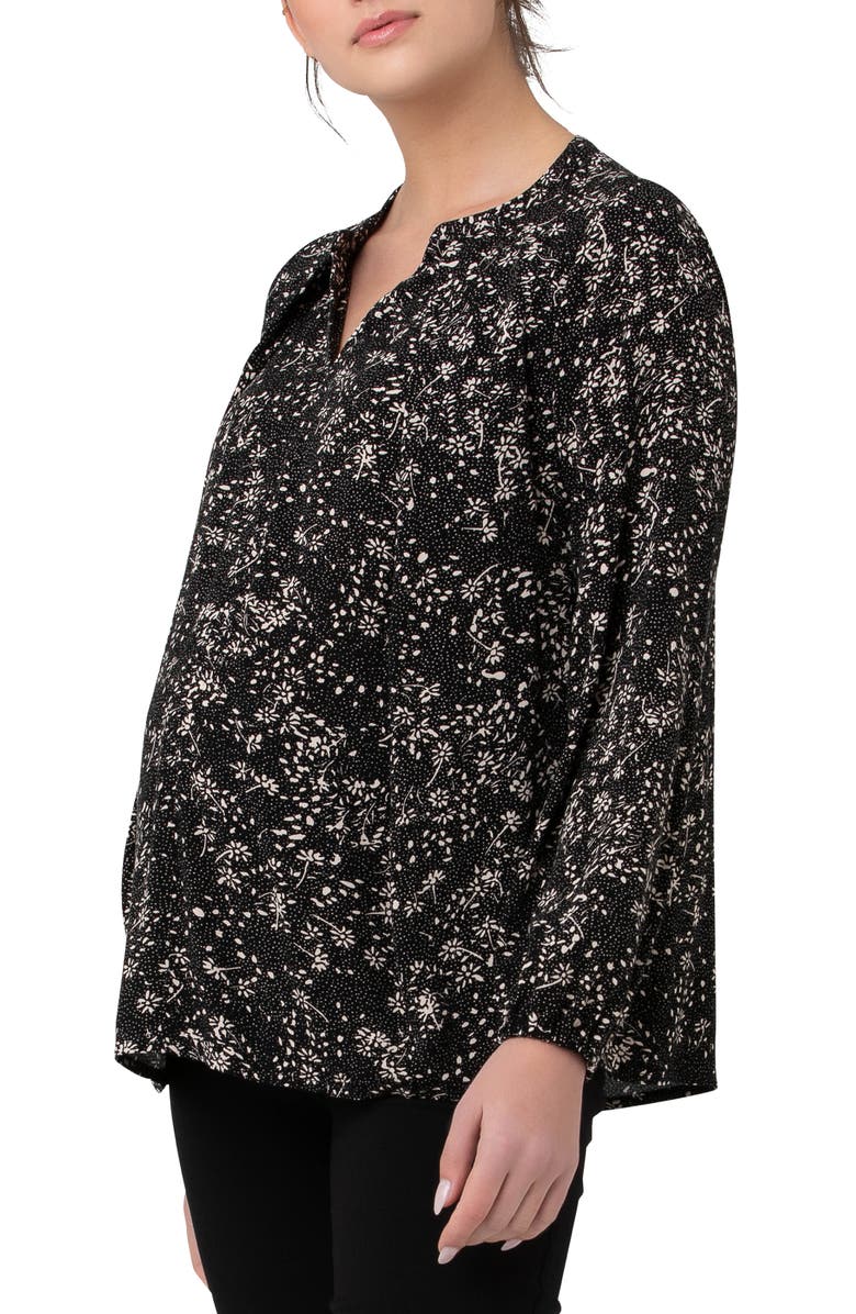 Ripe Maternity Trixie Floral Nursing Top, Alternate, color, 