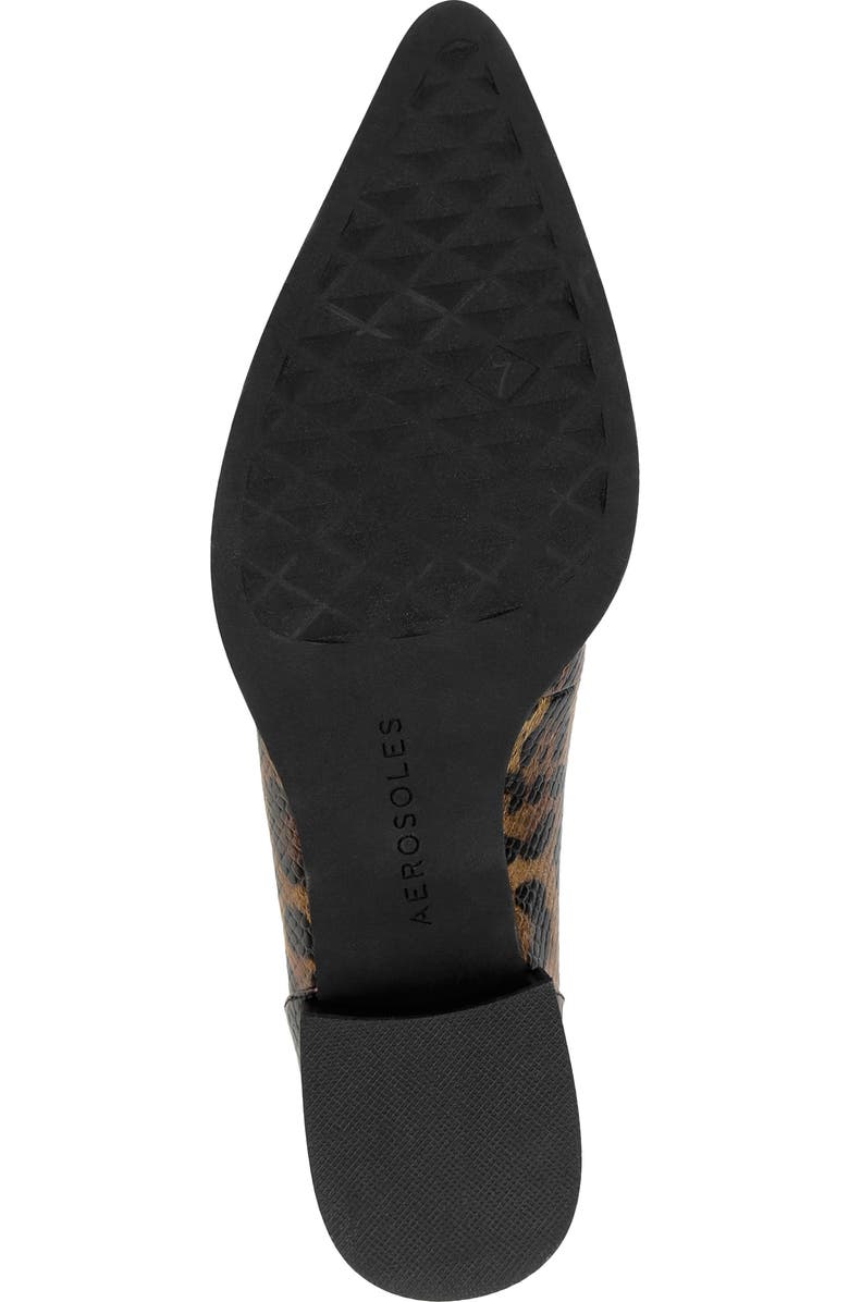 Aerosoles Mide Pointed Toe Pump, Alternate, color, Mocha Jaguar Emb