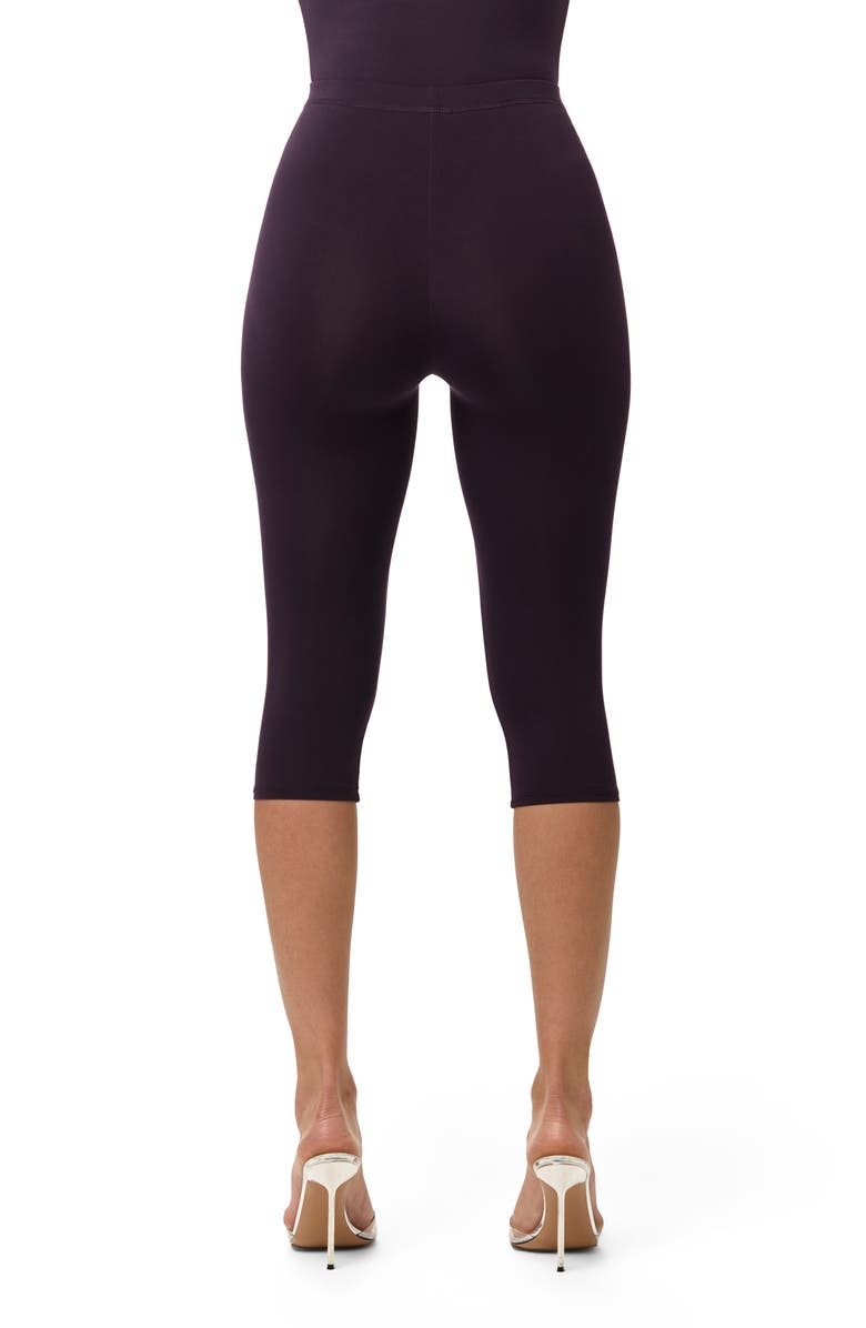 Naked Wardrobe Capri Leggings, Alternate, color, Blackberry