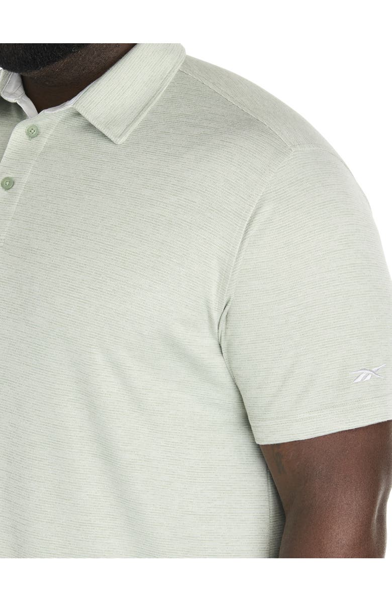Reebok Big & Tall Performance Textured Polo Shirt, Alternate, color, Hybrid Green Heather