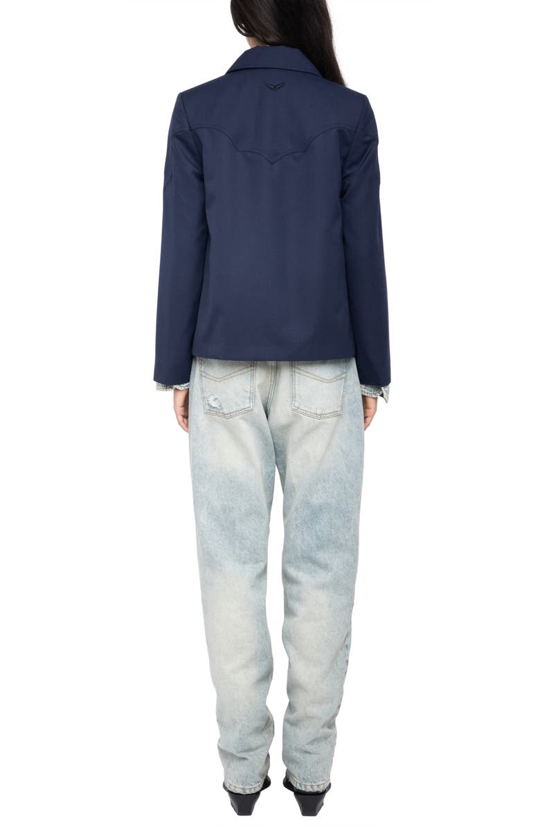 Zadig & Voltaire Lara Jacket, Alternate, color, 