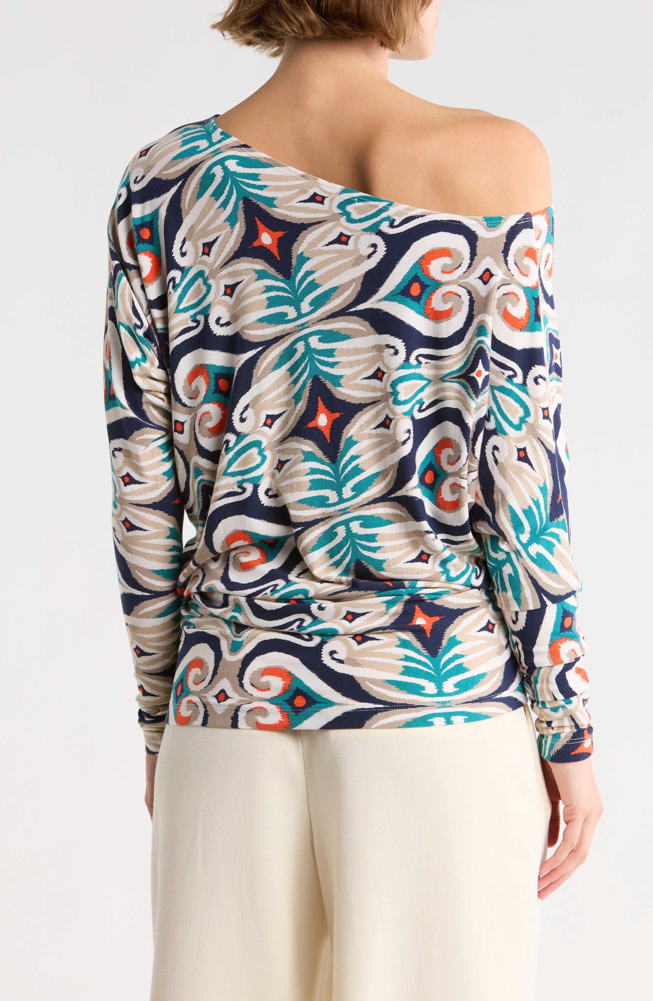 Crystal Asymmetric One Shoulder Top - image 2