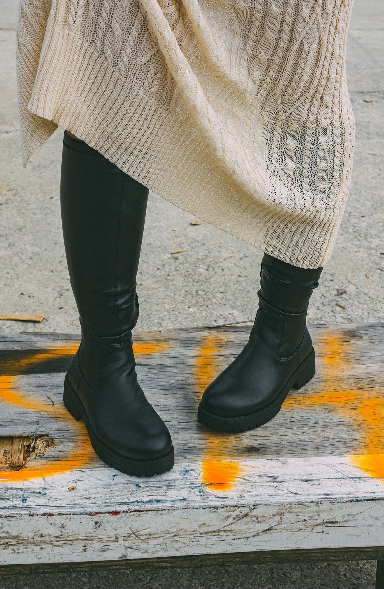 Dirty Laundry Veelo Knee High Platform Boot, Alternate, color, 