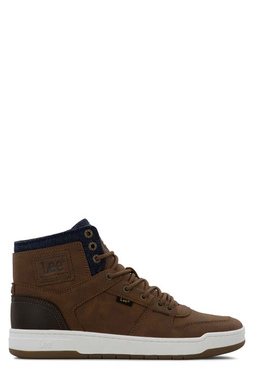 Lee Daybreaker High Top Sneaker In Brown