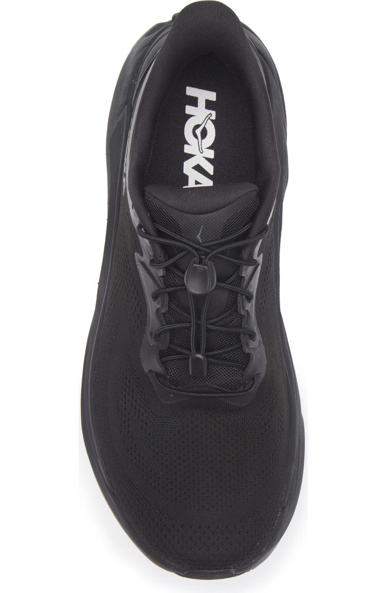 HOKA Arahi Waterproof Running Sneaker, Alternate, color, Black / Black