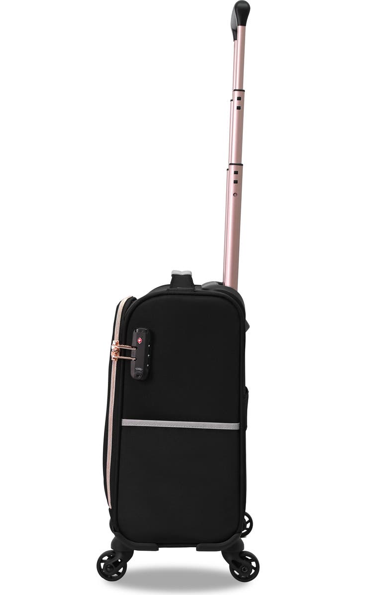 TUCCI Abito 16-Inch Softside Carry-On Luggage, Alternate, color, Black