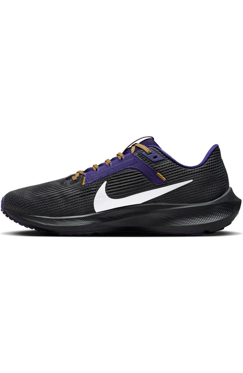 Nike Unisex Nike Anthracite Baltimore Ravens Zoom Pegasus 40 Running Shoe, Alternate, color,